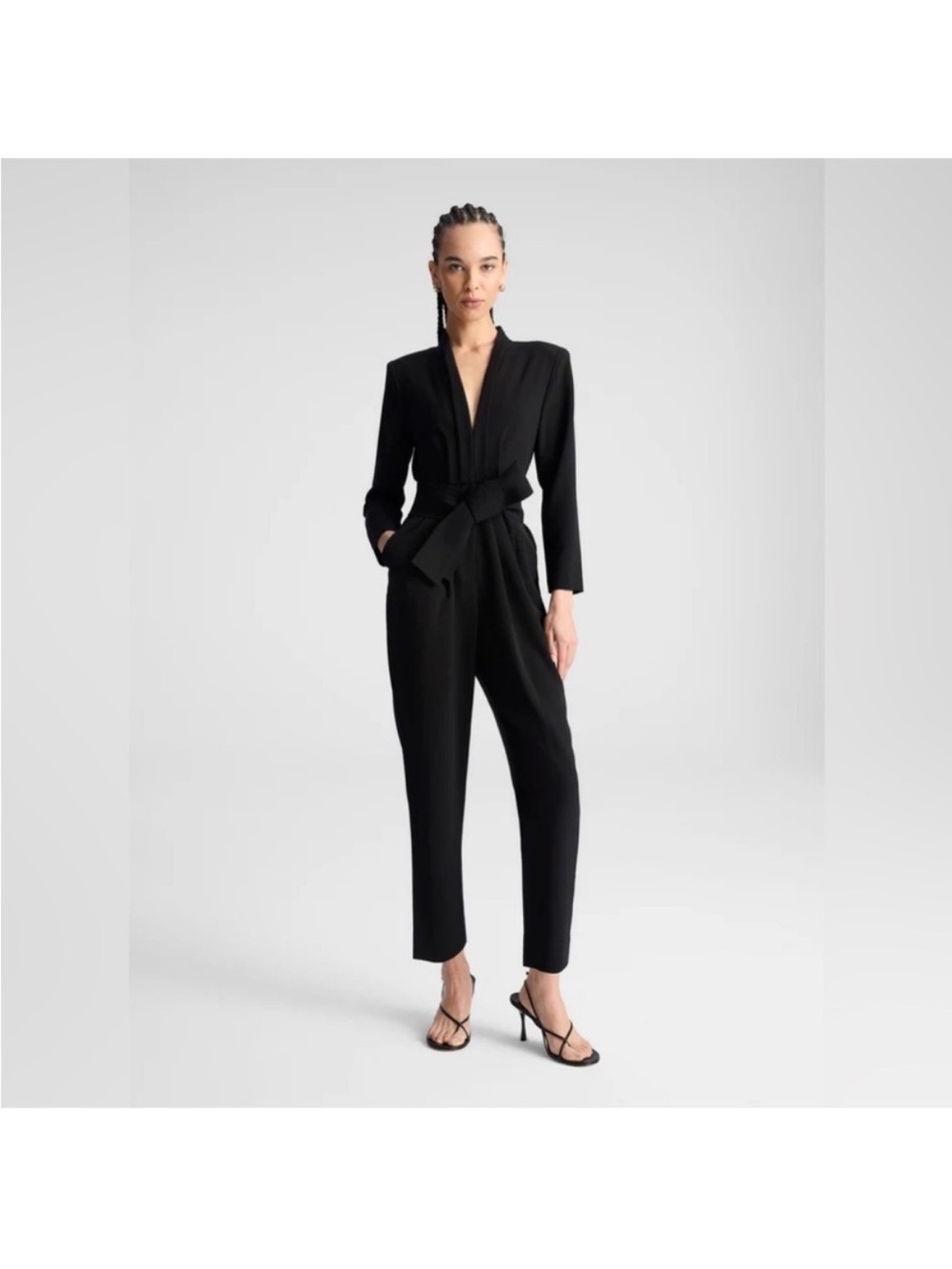 A.L.C. Kieran Jumpsuit in Black Sz 12